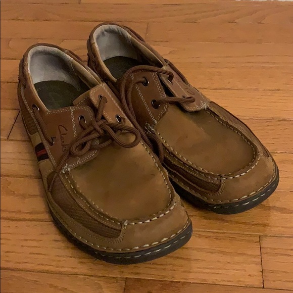 Clarks Other - Clark’s worn genuine leather shoes